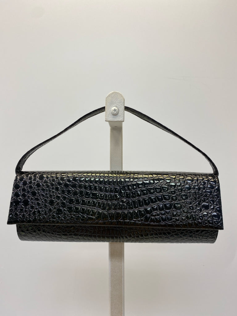 Black Embossed Handbag