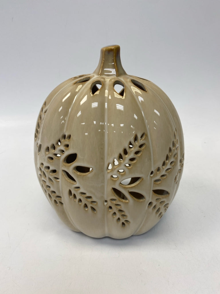 Tan Brown Ceramic Fall