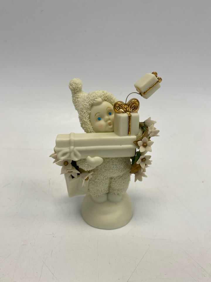 Cream Snowbabies Christmas