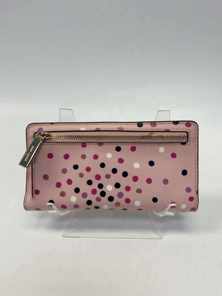 Kate Spade Pink Multi-Color Dot(s) Wallet