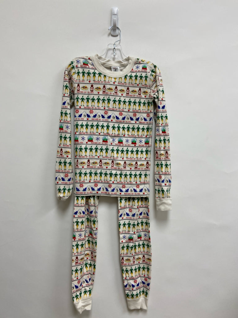 hanna Andersson SIZE 12 White Green/Multi Elf Boy&