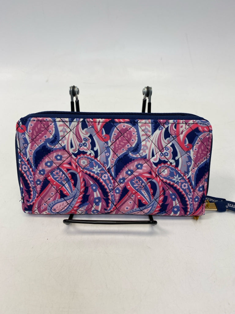 NWT Simply Southern Blue Pink Paisley Wallet
