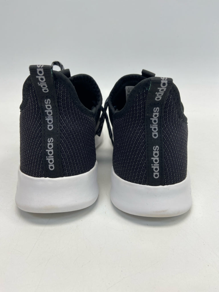 Adidas  Size 7.5 Black Lace-up Sneakers