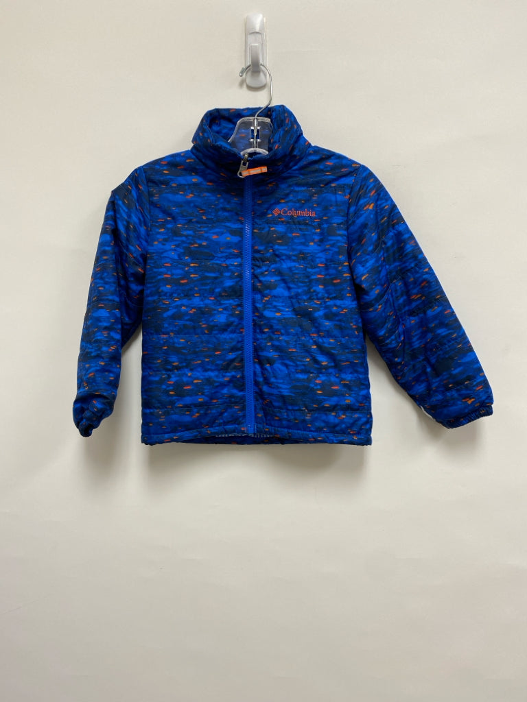 Columbia SIZE XXS Blue Orange Zip Down Boy&
