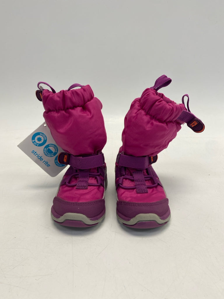 NWT Stride Rite SIZE 4 Fuchsia Purple Girl&