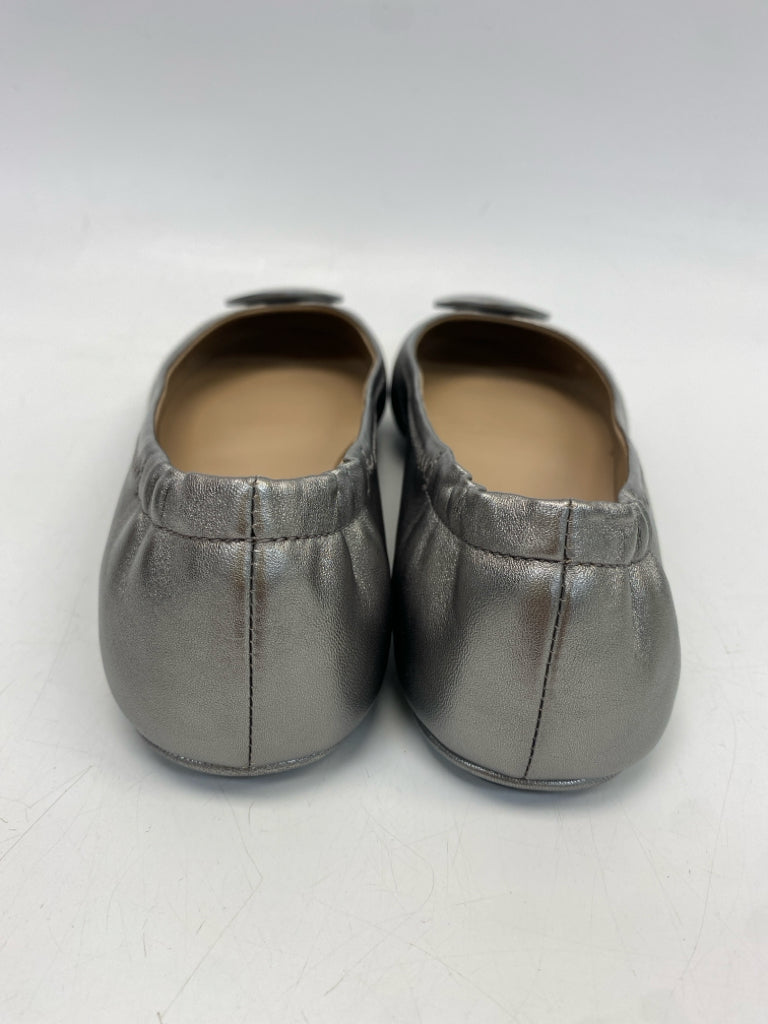Tory Burch  Size 9 Silver Flats