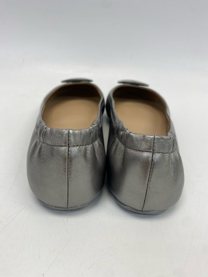 Tory Burch  Size 9 Silver Flats