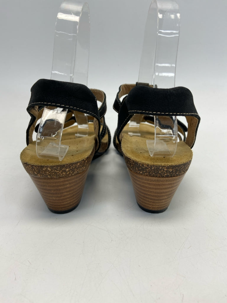 Taos  Size 8 Black Sandals