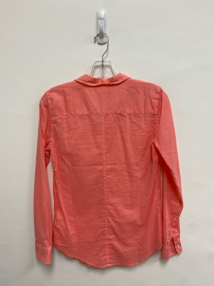 LILLY PULITZER Size XS Salmon Button Up Ladies Top