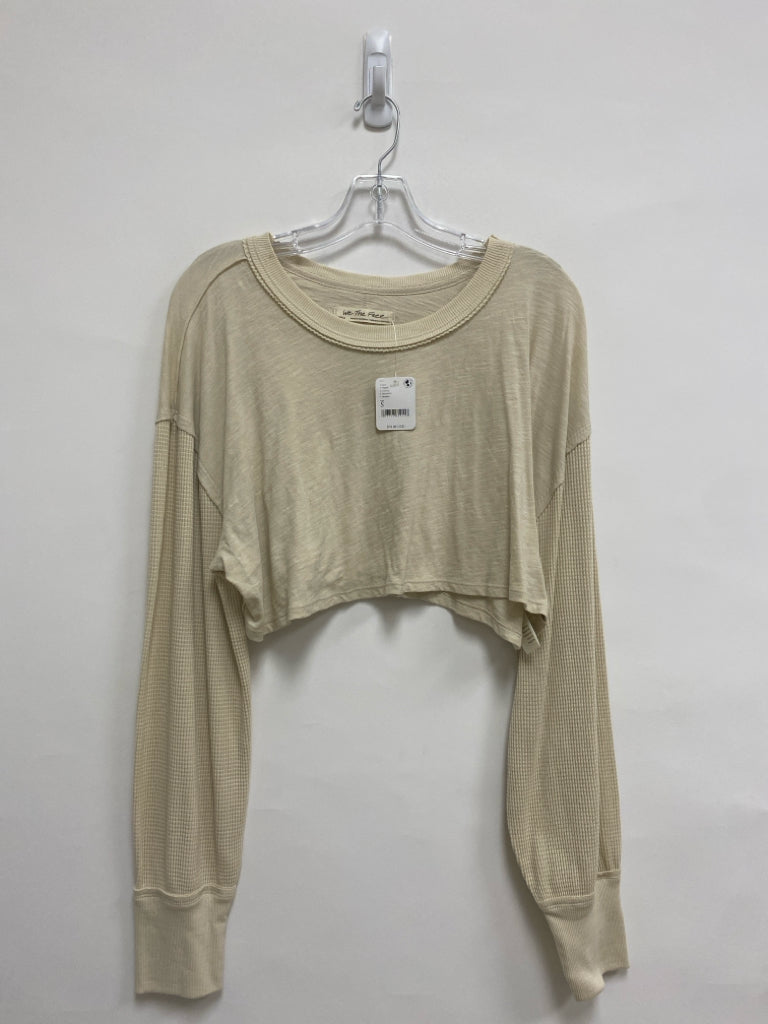 NWT We The Free Size S Oatmeal Cropped Ladies Top