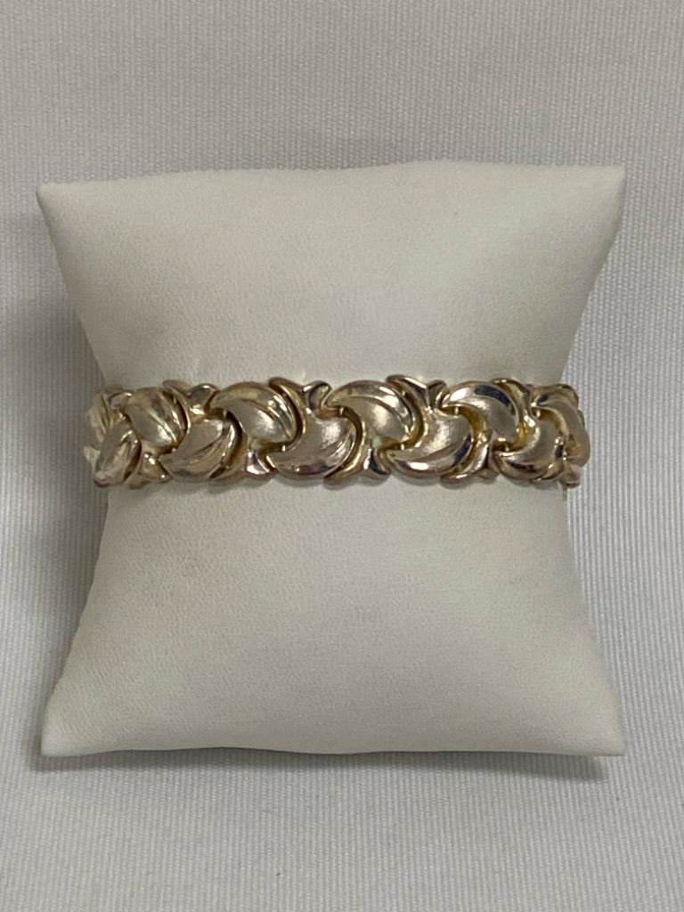 Silver Swirl Bracelet
