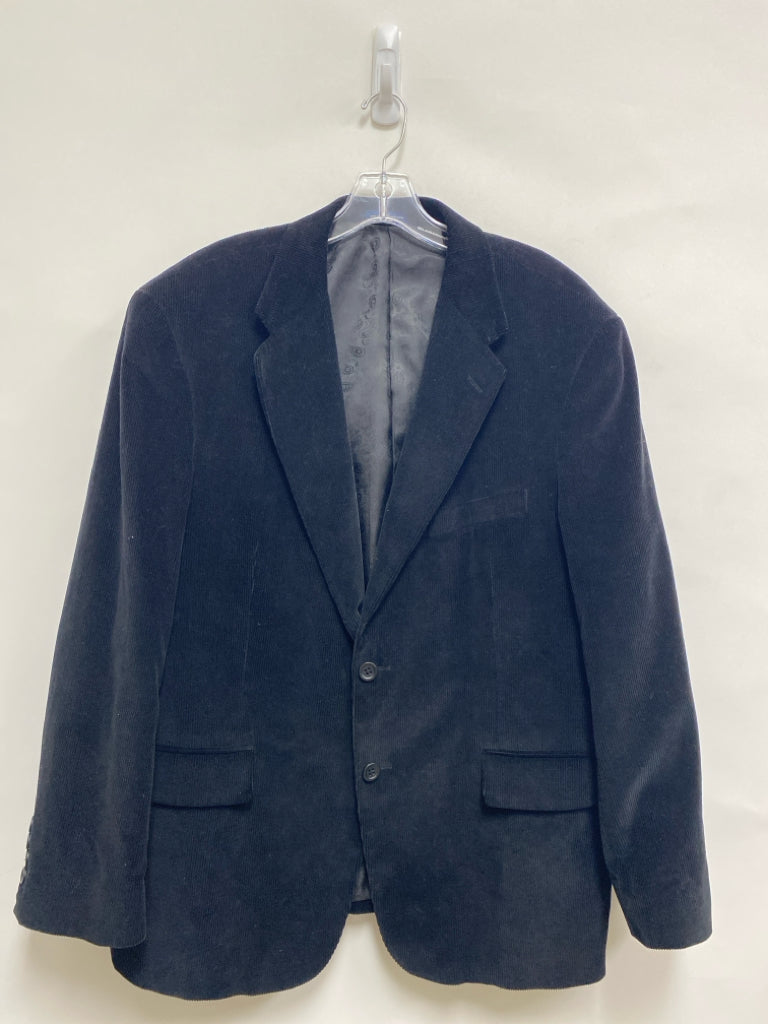 STAFFORD Size 44S Black Corduroy Men&