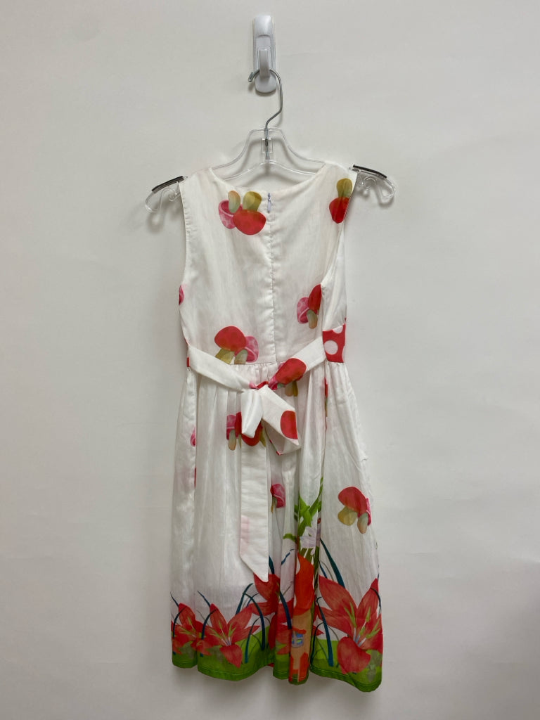 SIZE 8 White Red Mushroom(s) Sleeveless Girl&