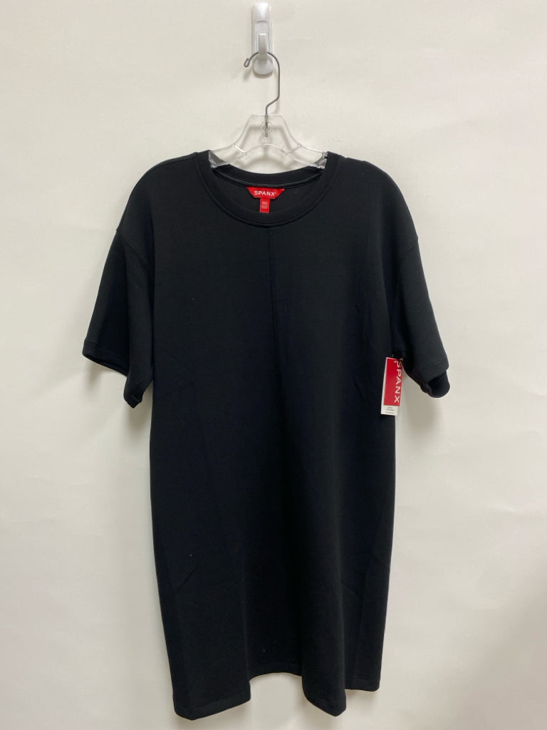 NWT Spanx Size L Black Short Sleeve Ladies Dress