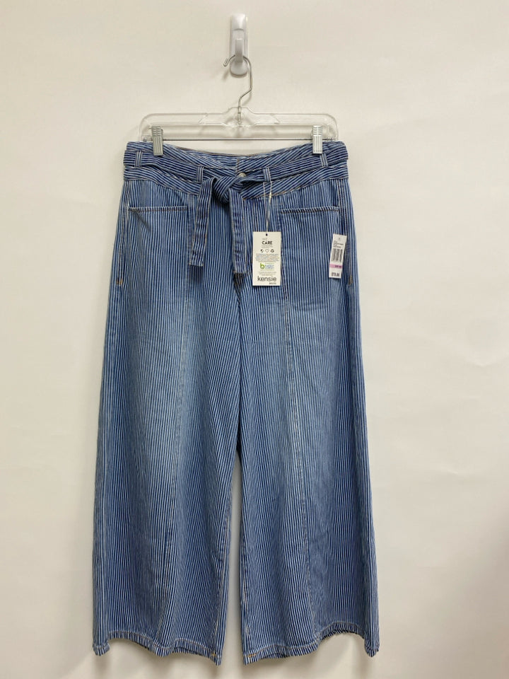 NWT Kensie Size 6 Blue White Striped Ladies Pants
