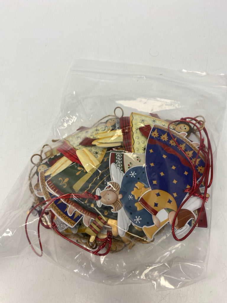 Multi Color Angel Ornaments