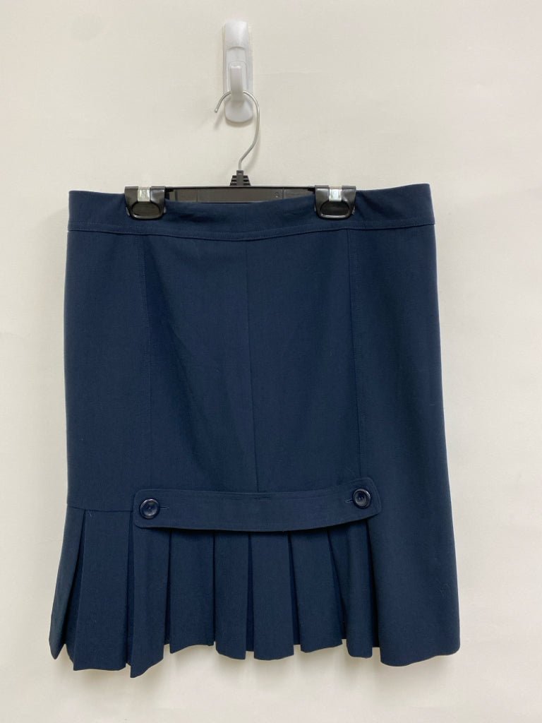 Size 4 Navy Pleated Ladies Skirt