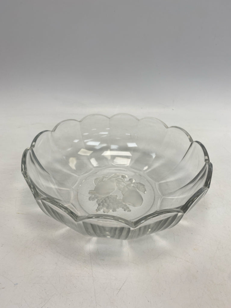 Clear Etched Bowl(s)