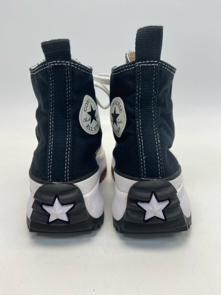 NWOT Converse  Size 5.5 Black White Lace-up Sneakers