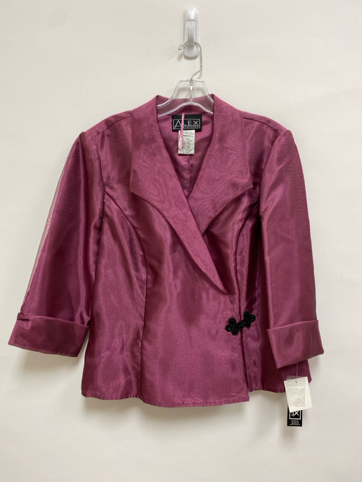 NWT ALEX EVENINGS Size XL Mauve Ladies Jacket