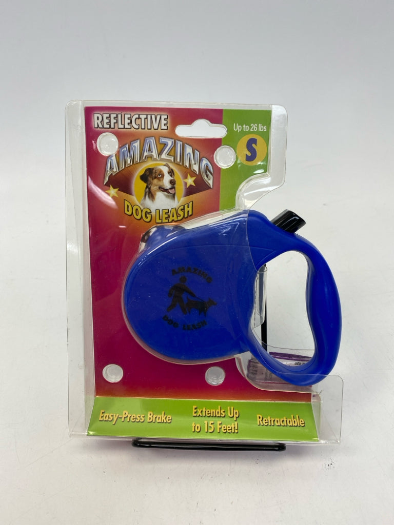 NEW/PKG Royal Blue Pet Collar/Leash