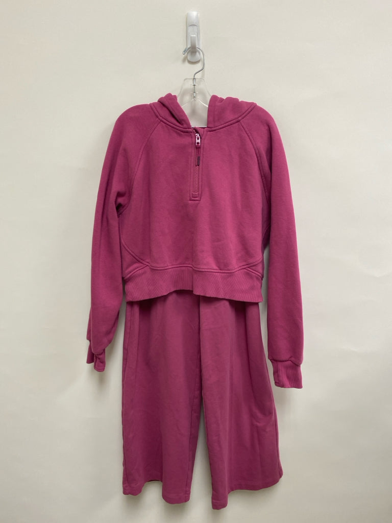 Athleta Girl SIZE 14 Pink Hooded Girl&