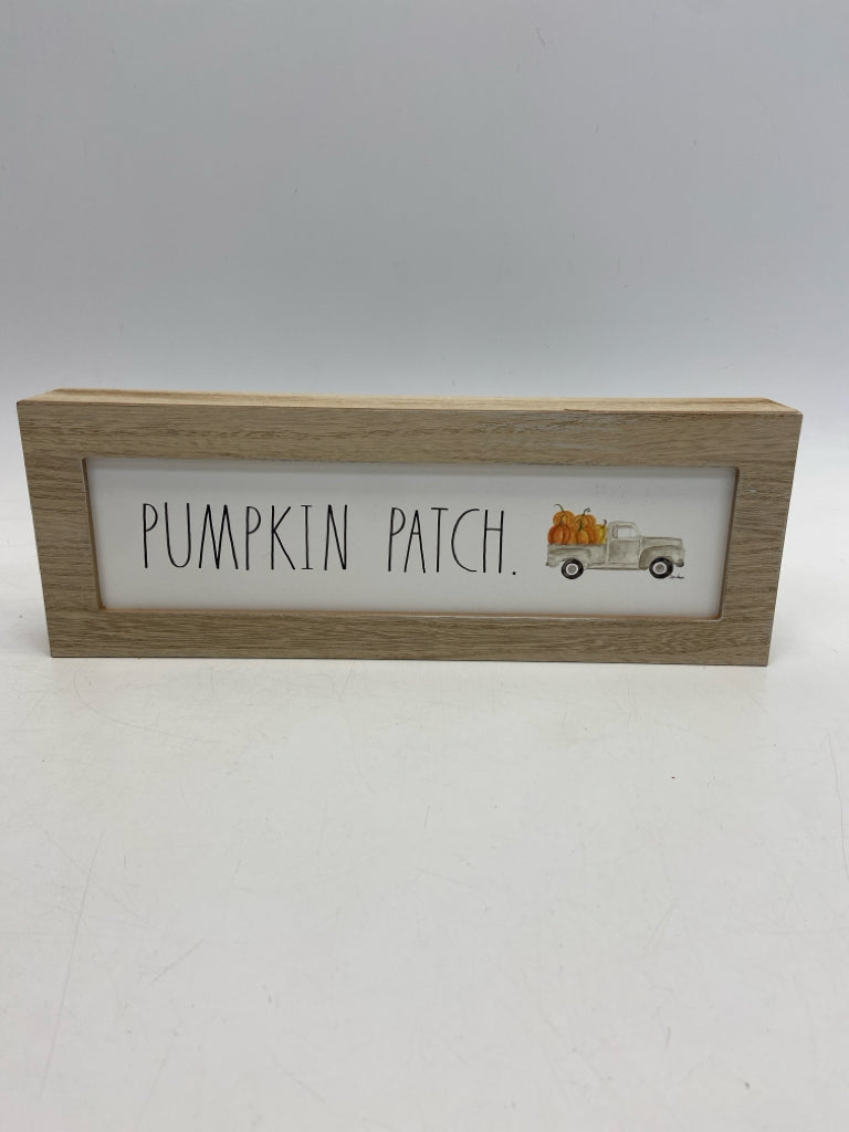Rae Dunn Natural White/Orange Truck Fall