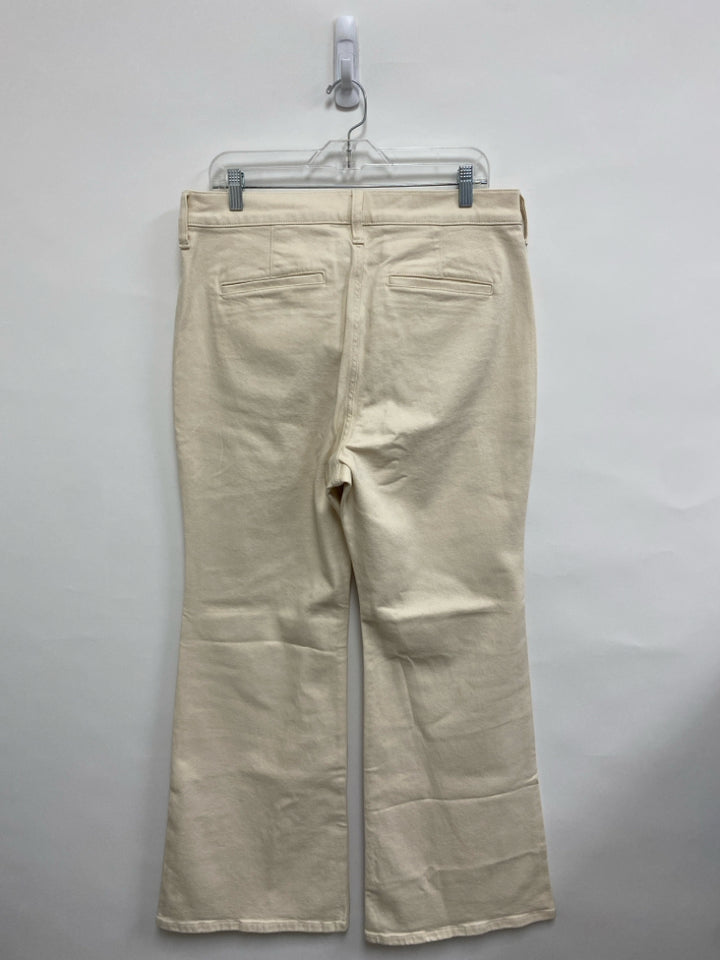 NWT J Crew Size 31 Cream Denim Flared Ladies Jeans