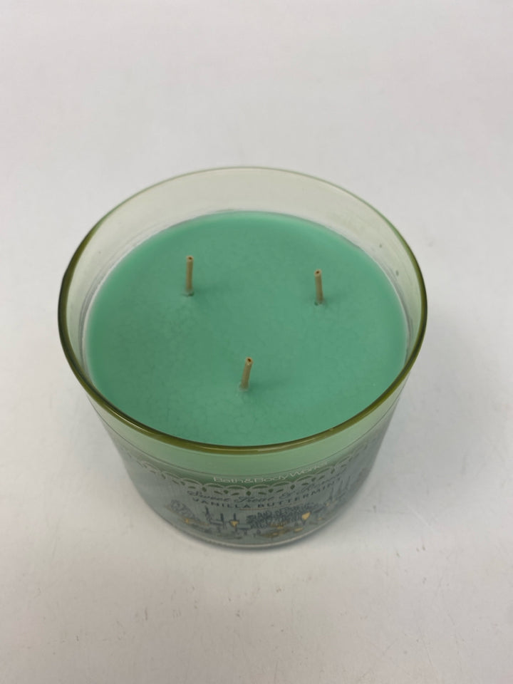 Mint Blue Candle