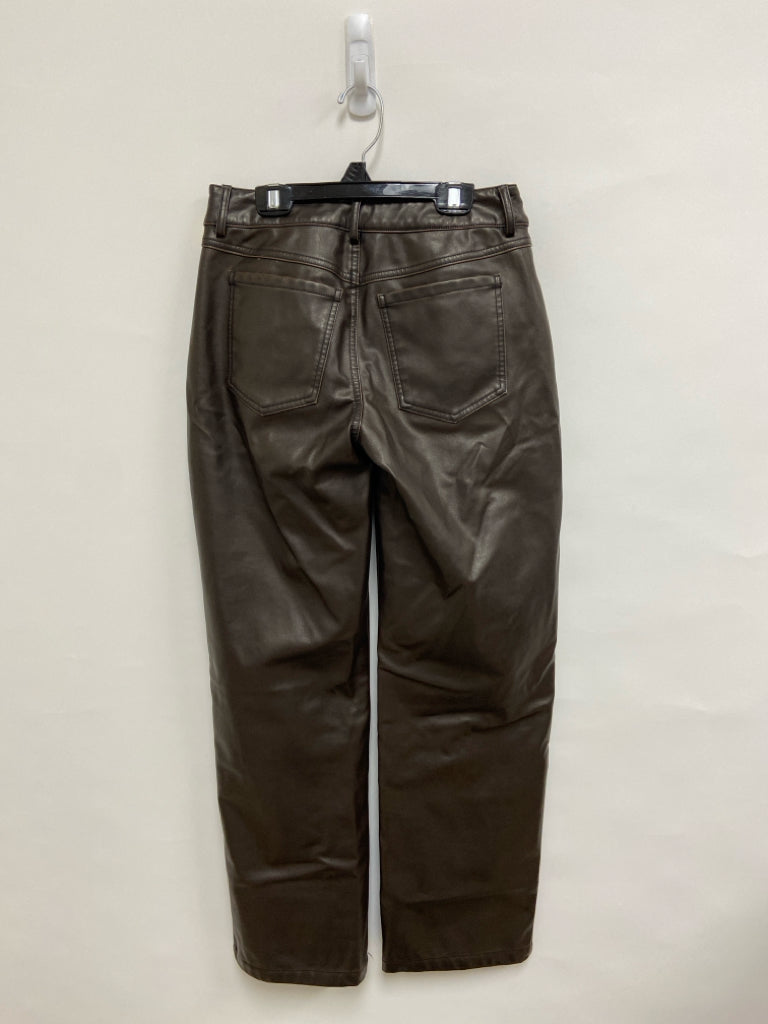 wild fable Size 2 Brown Faux Leather Ladies Pants