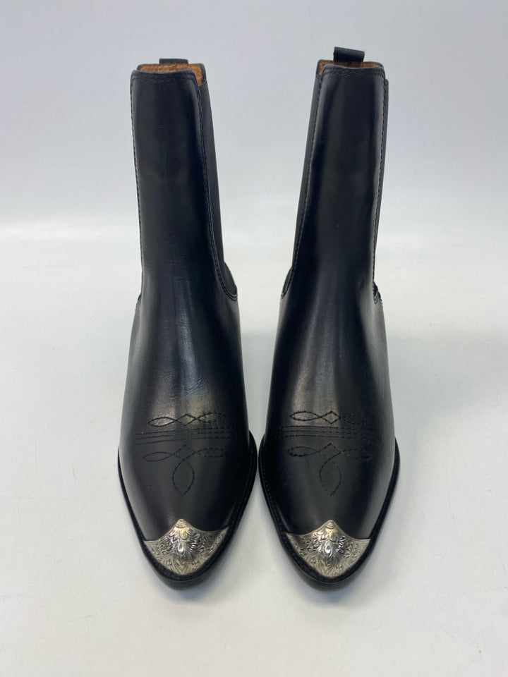 Polo  Size 7.5 Black Silver Accent(s) Boots