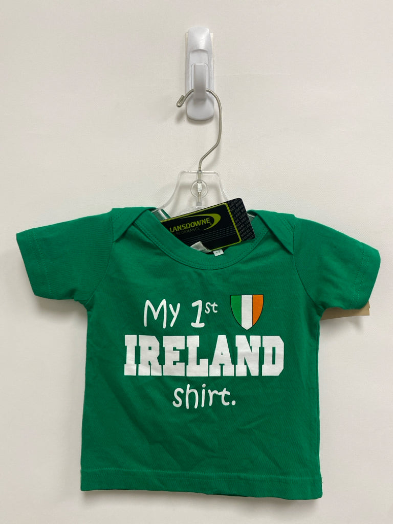NWT SIZE 1 Green White Words Boy&