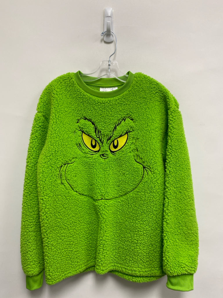 SIZE 14 Green Grinch Sherpa Boy&