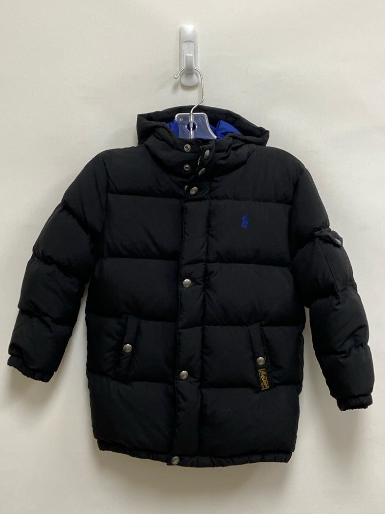 Polo SIZE 6 Black Puffer Boy&