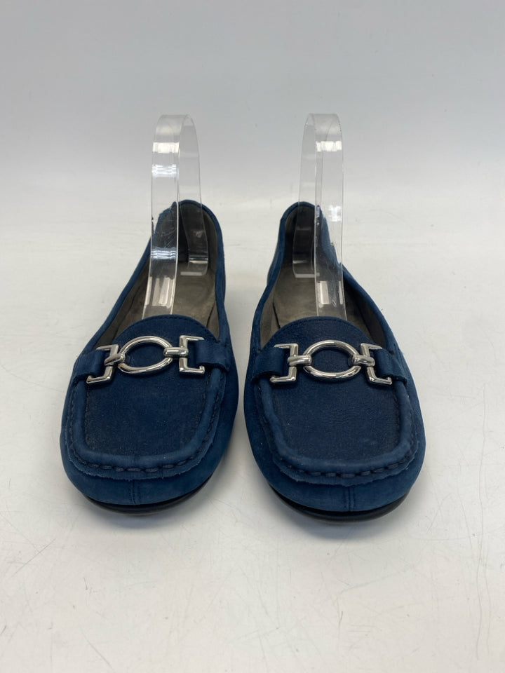 Aerosoles US Shoe Size 8.5 Navy Silver Accent(s) Flats