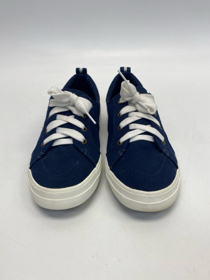 Sperry  Size 7.5 Navy Lace-up Canvas Sneakers