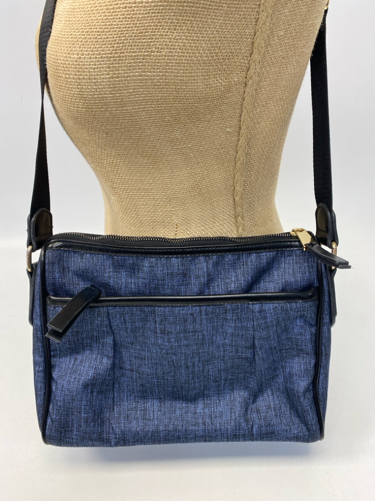 ADRIENNE VITTADINI Blue Black Crossbody