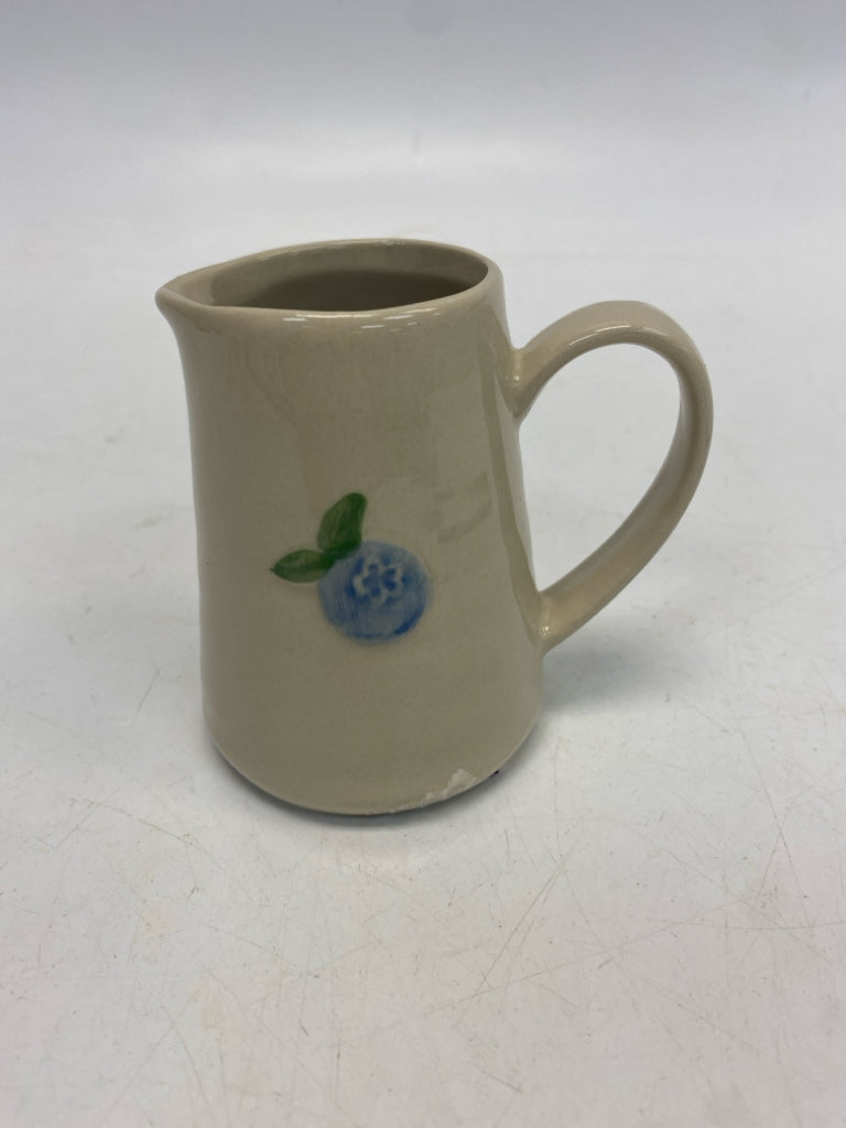 Cream Blue Sugar/Creamer