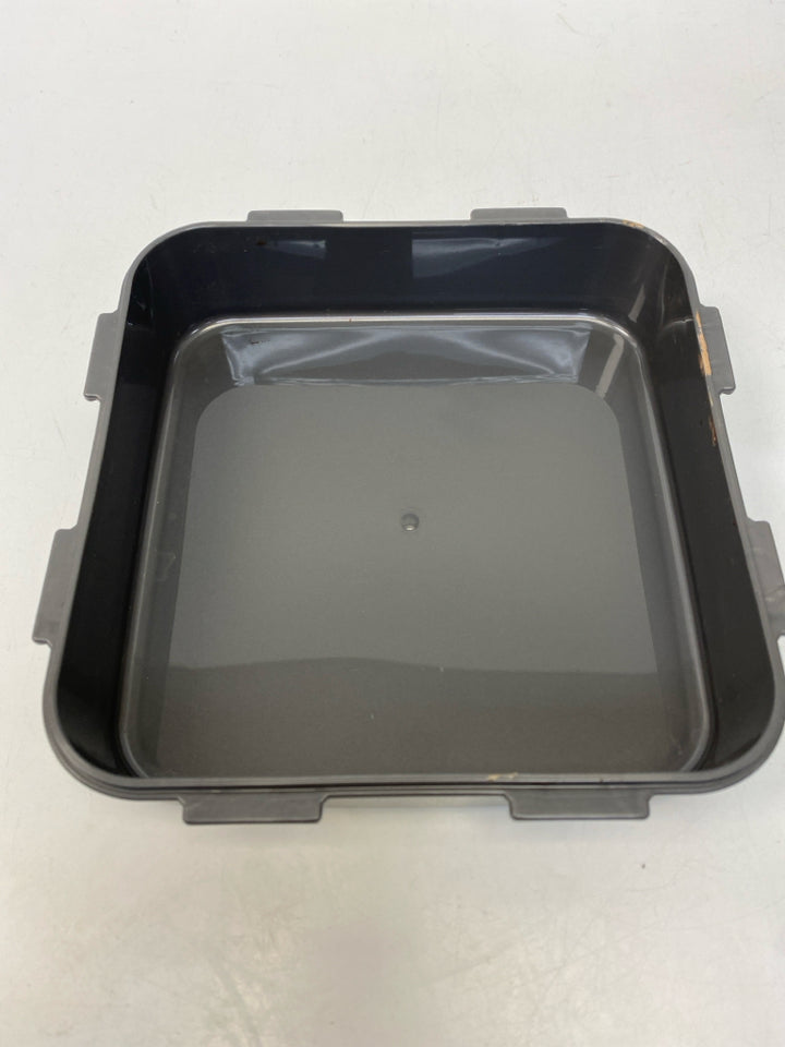 Lock &amp; Lock Clear Dark Gray Storage Container