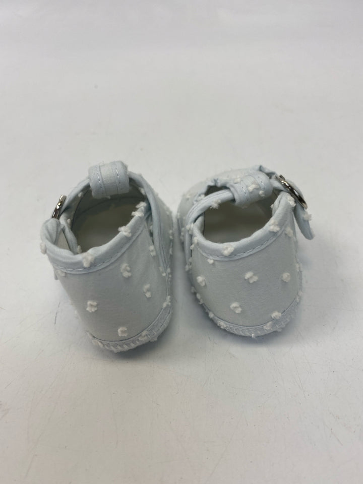 SIZE 6M Pale Blue White Dots Girl&