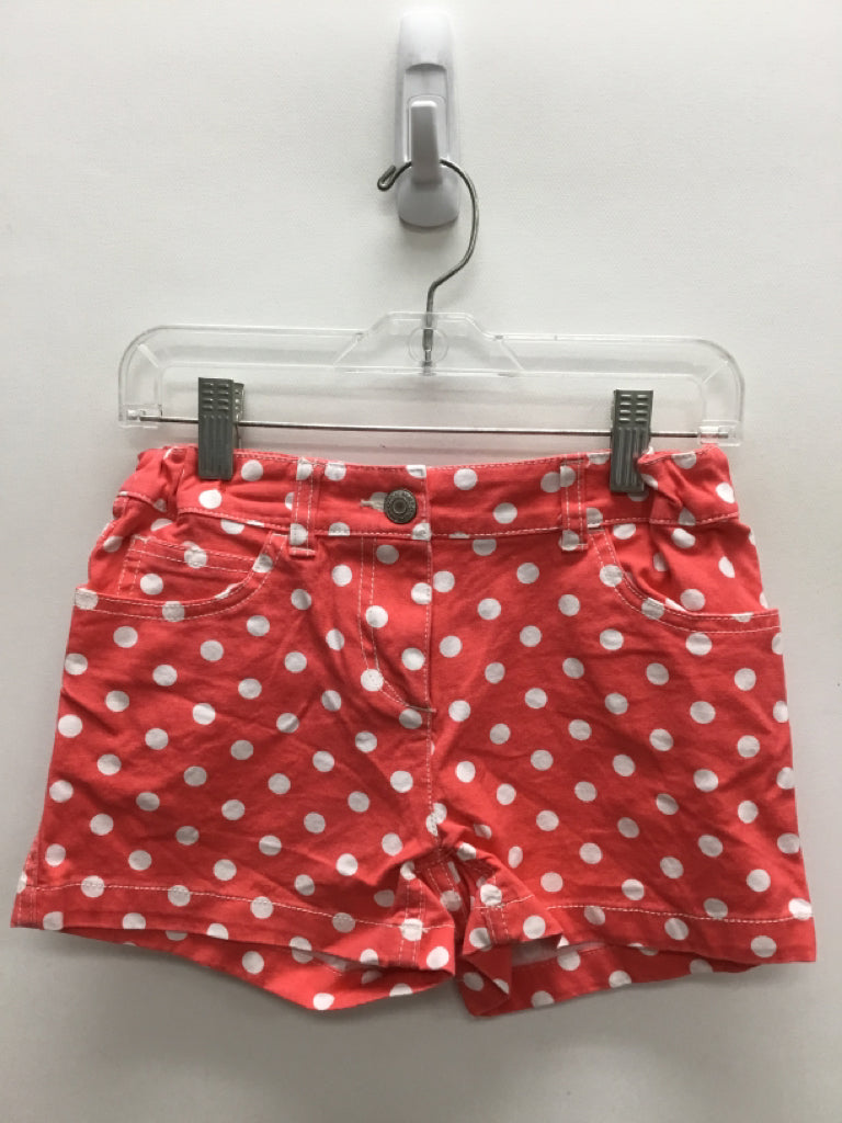 Mini Boden SIZE 10 Coral White Polka Dot Girl&