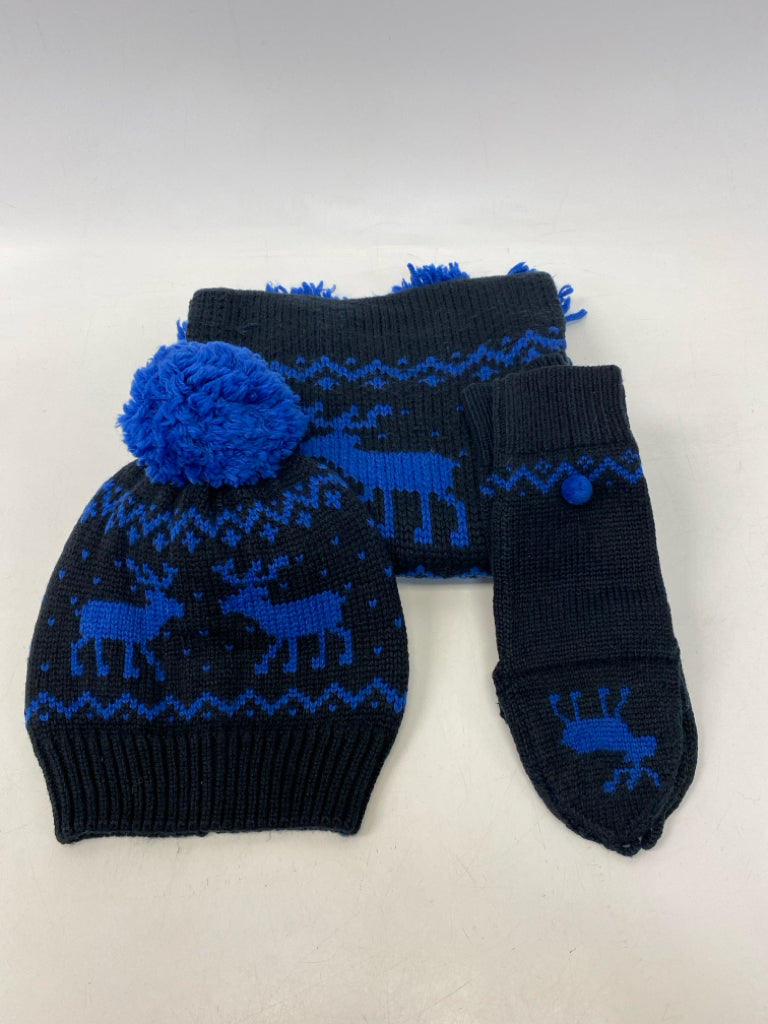Abercrombie Blue Black Winter Scarf