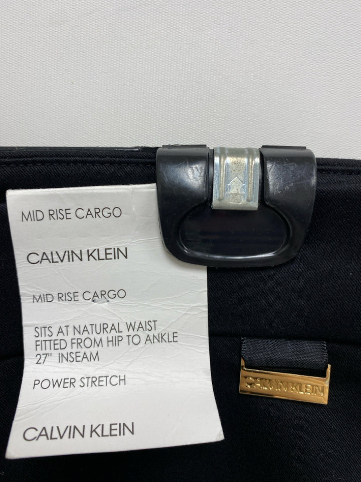 NWT Calvin Klein Size M Black Cargo Ladies Pants