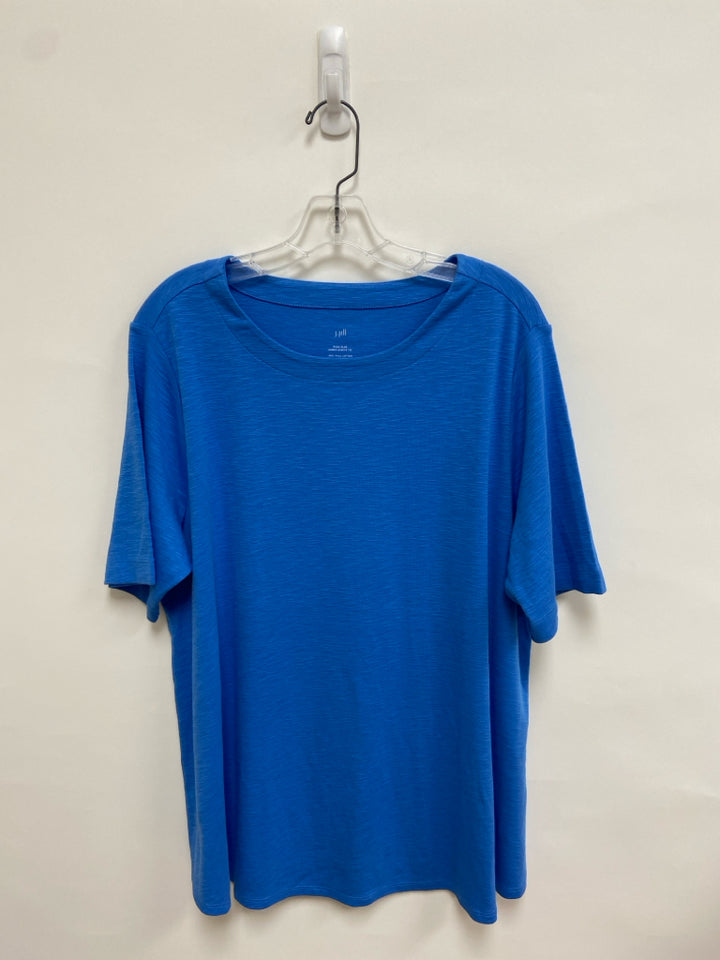 J Jill Size XL Blue Ladies Top