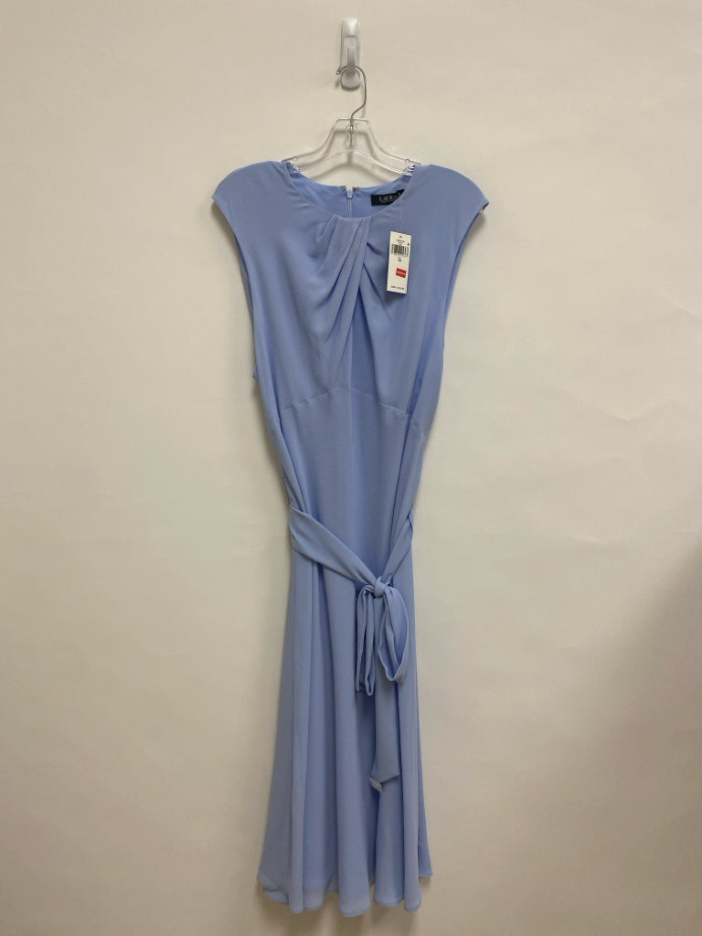 NWT Lauren Ralph Lauren Size 14 Periwinkle Sleeveless Ladies Dress