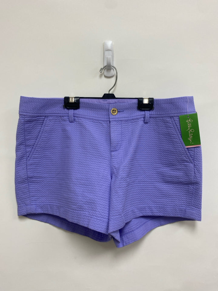 NWT LILLY PULITZER Size 14 Lavender Texture Ladies Shorts