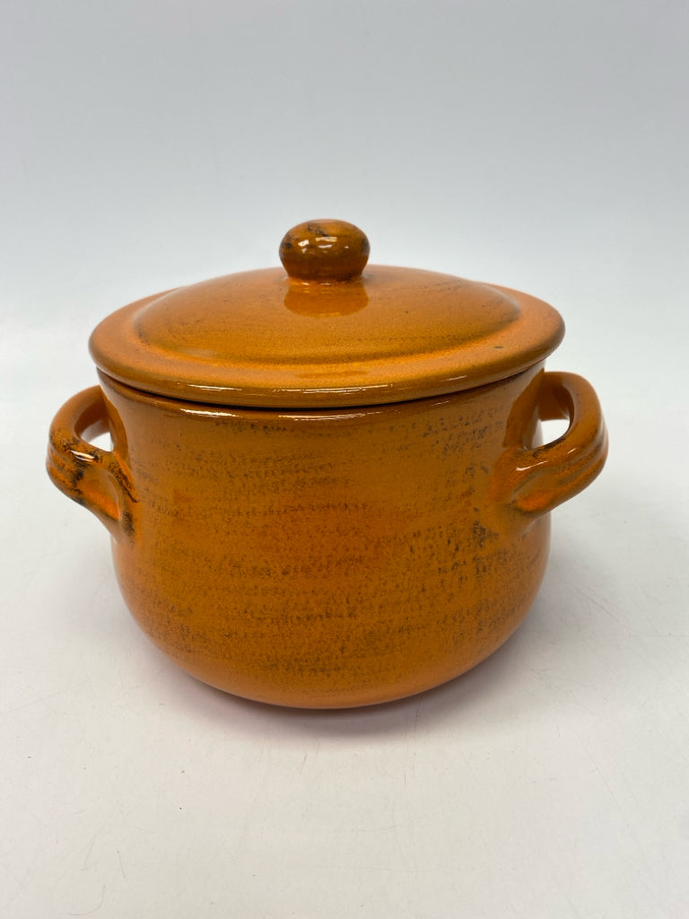 Orange Terra Cotta Serving Piece