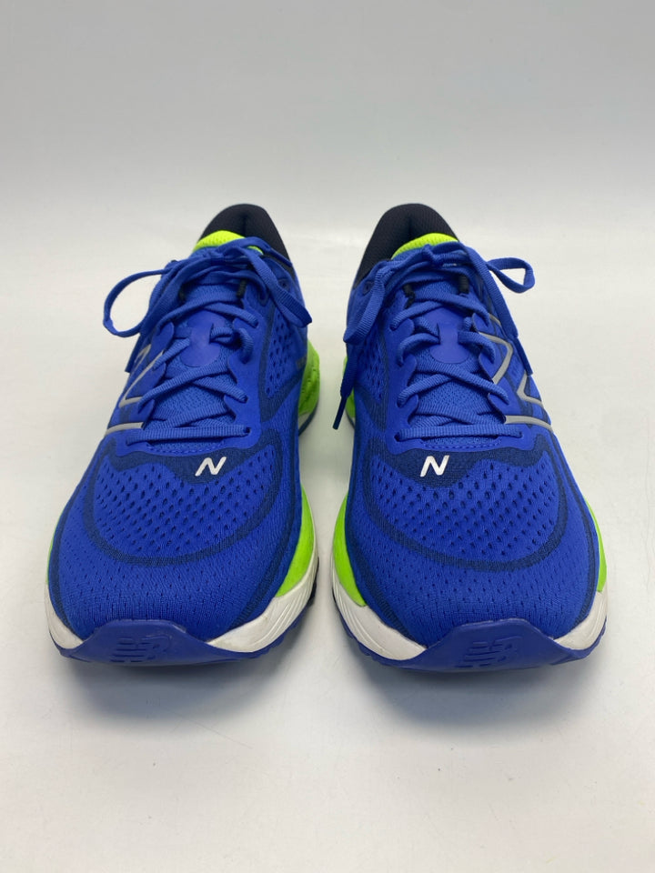 New Balance Size 13 Blue Lime Green Lace-Up Men&