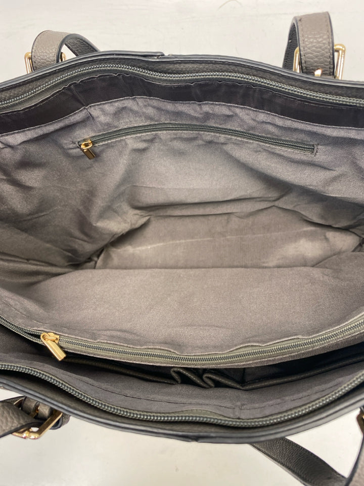 Dark Gray Tote Bag