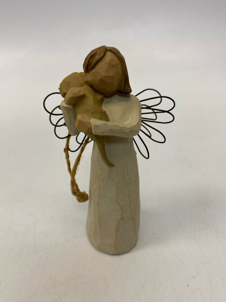 Willow Tree Cream Tan Ornaments
